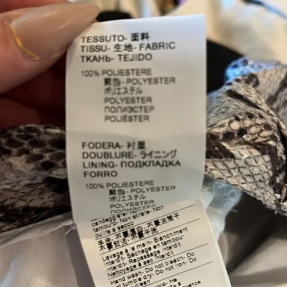 MSGM Python Print High Waisted Straight Leg Pants… - image 11